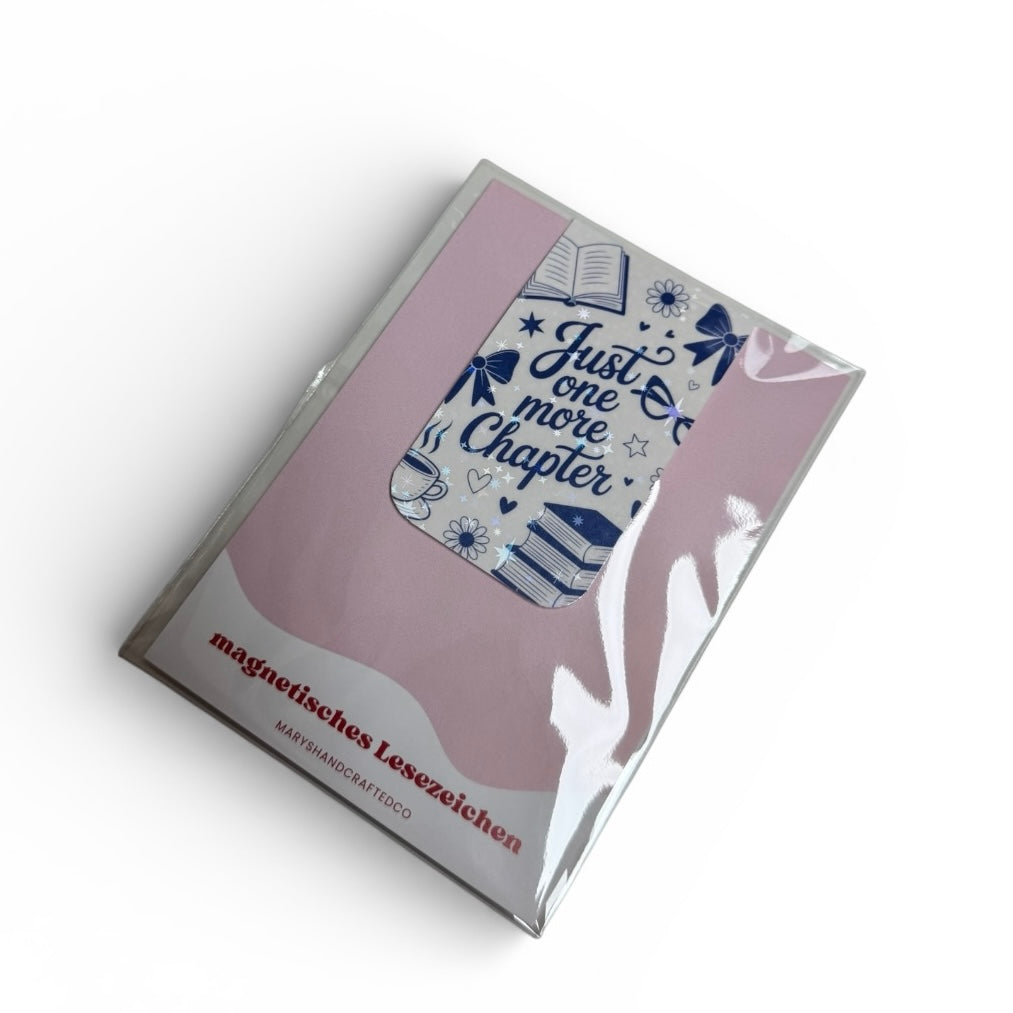 magnetisches Lesezeichen one more chapter