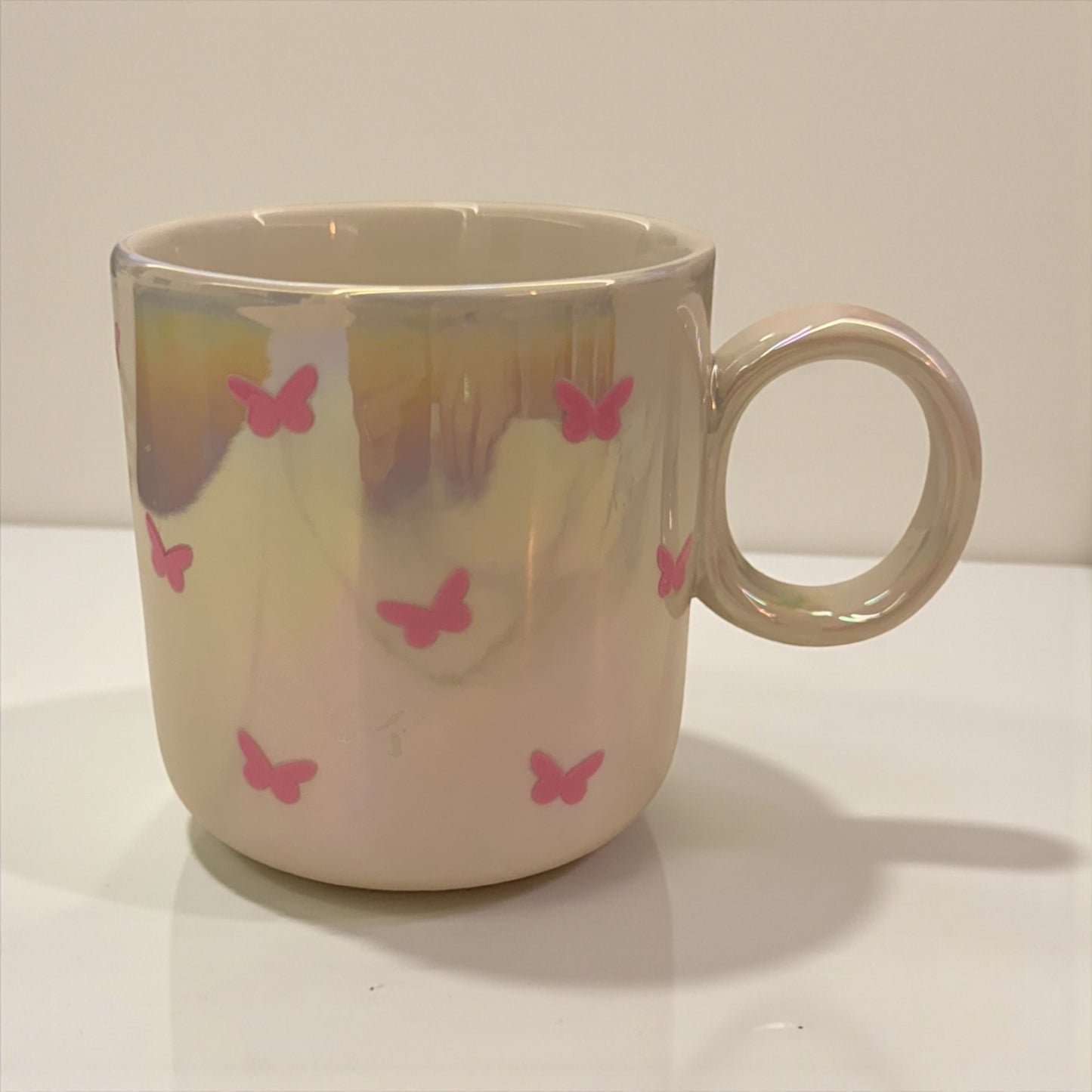 Tasse holographisch Schmetterling