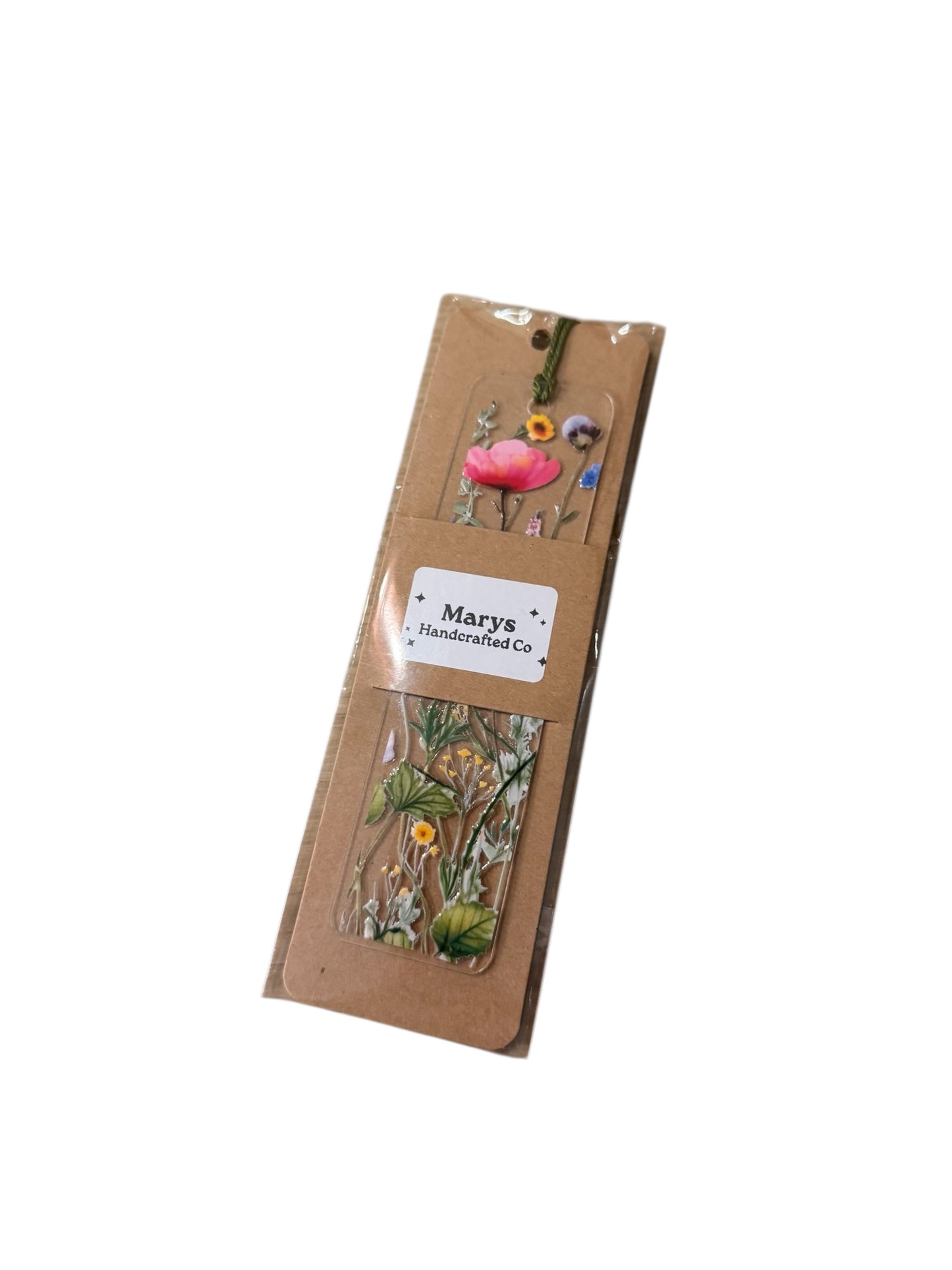 Lesezeichen Acryl Wildblume