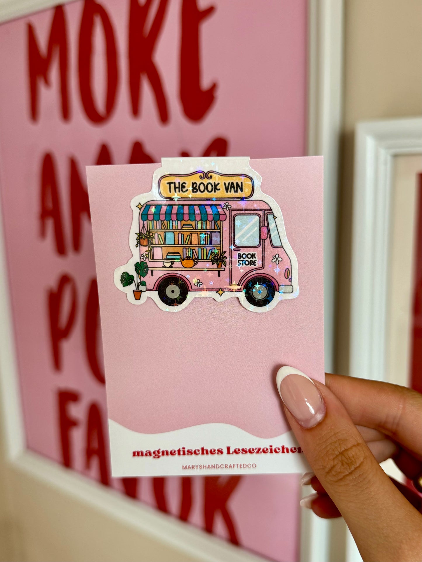 magnetisches Lesezeichen I the book van