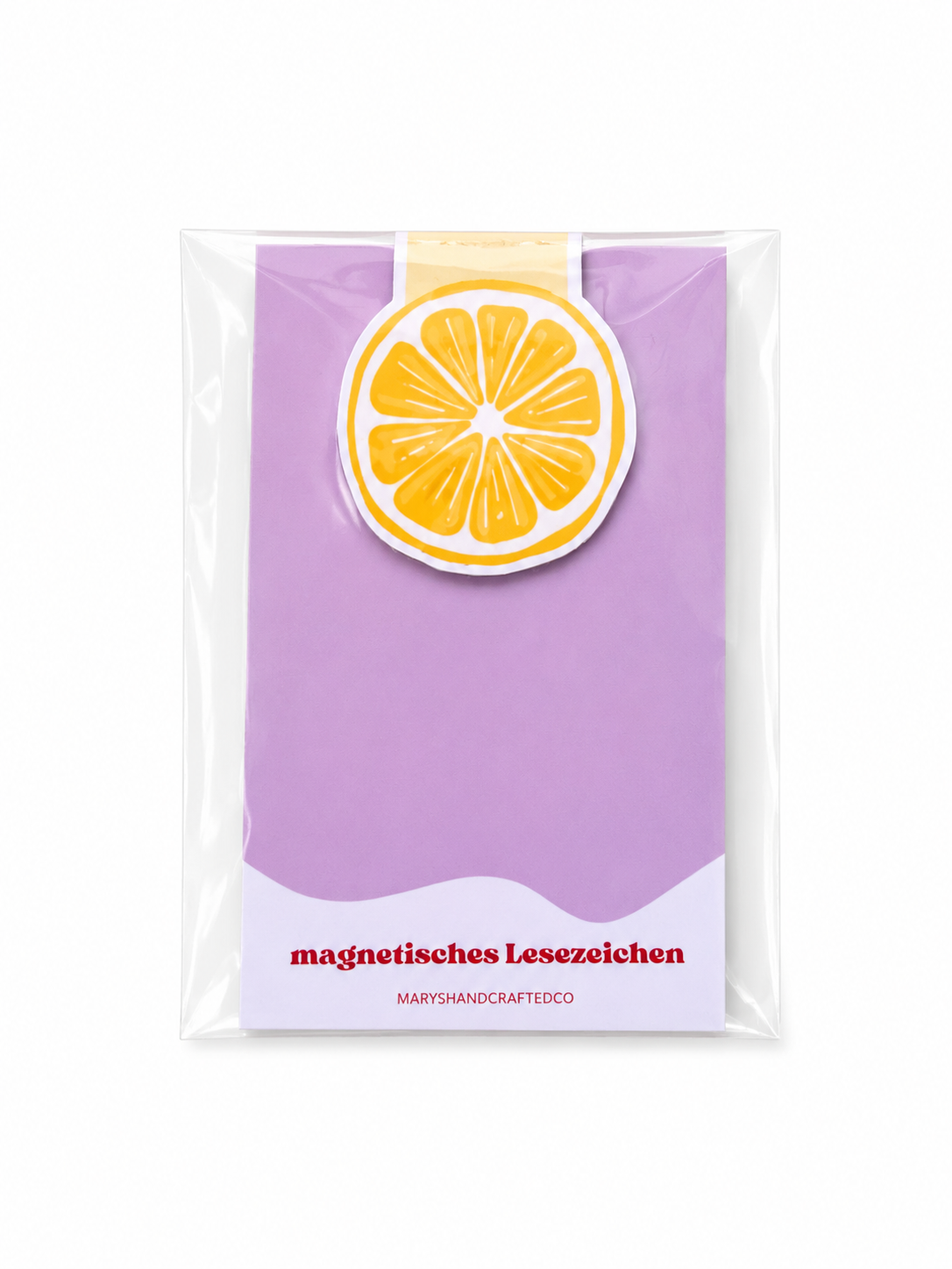 magnetisches Lesezeichen I Zitrone