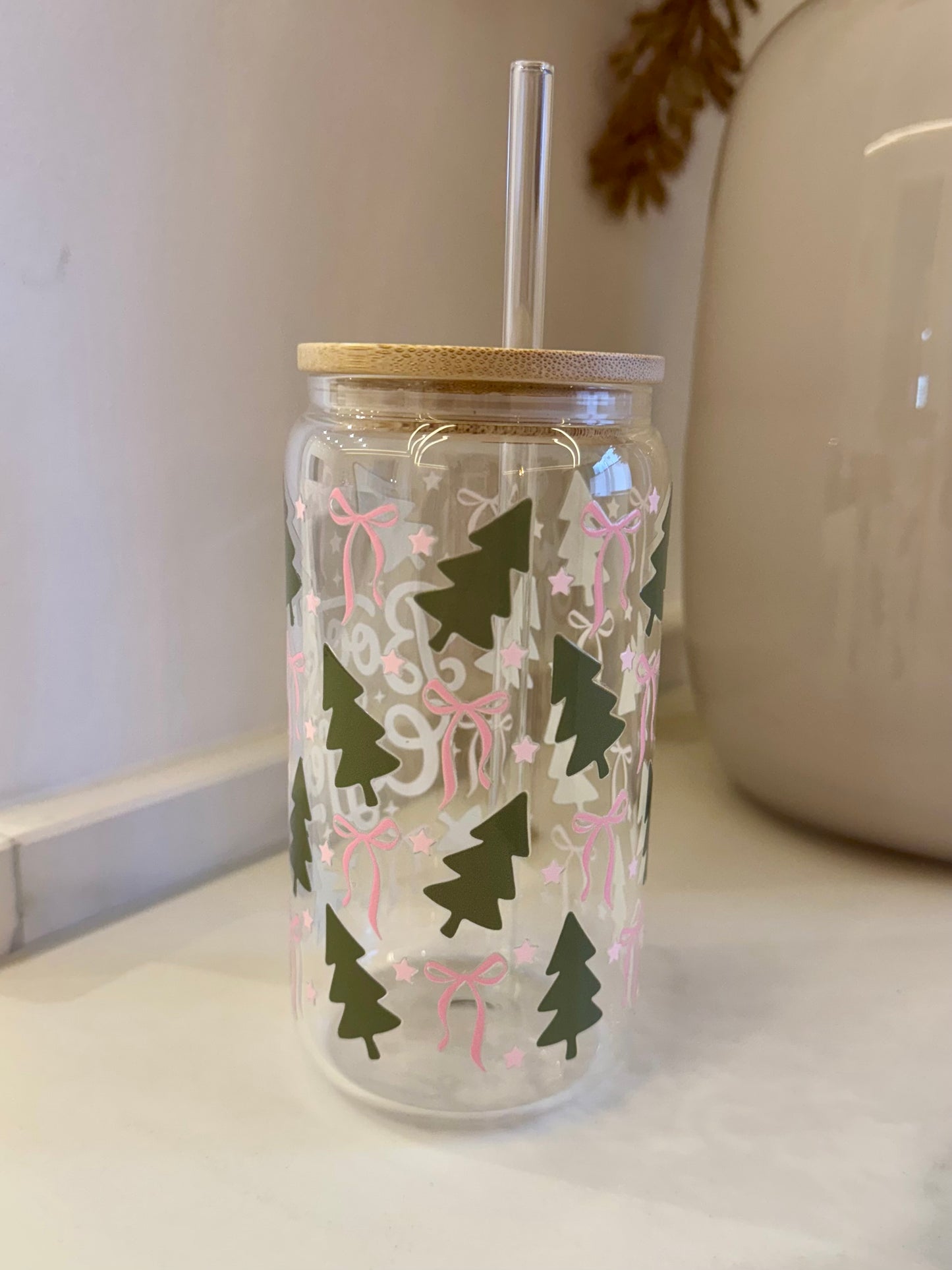 Trinkglas books and coffee Weihnachten 470ml