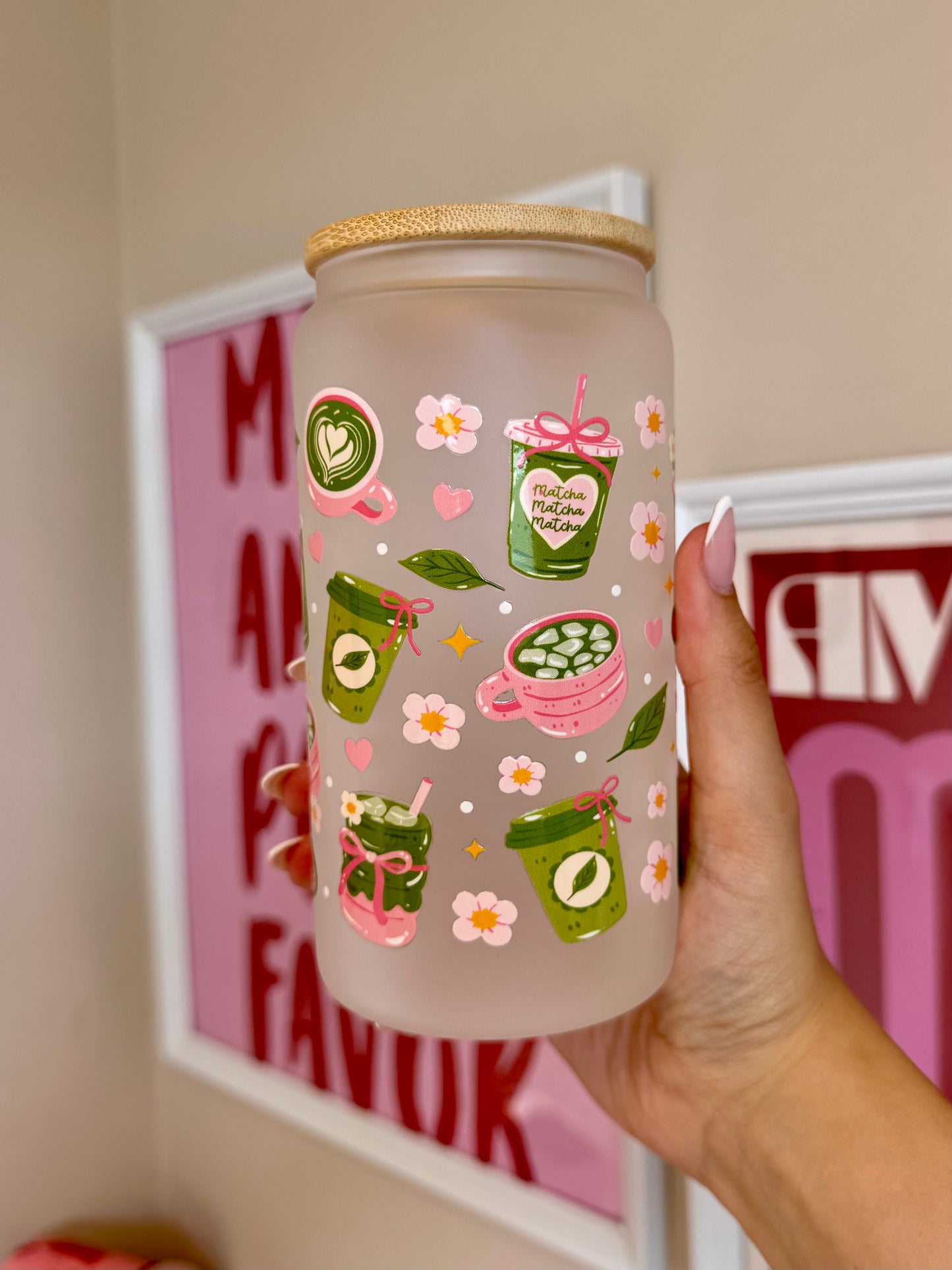 Trinkglas matcha 470ml