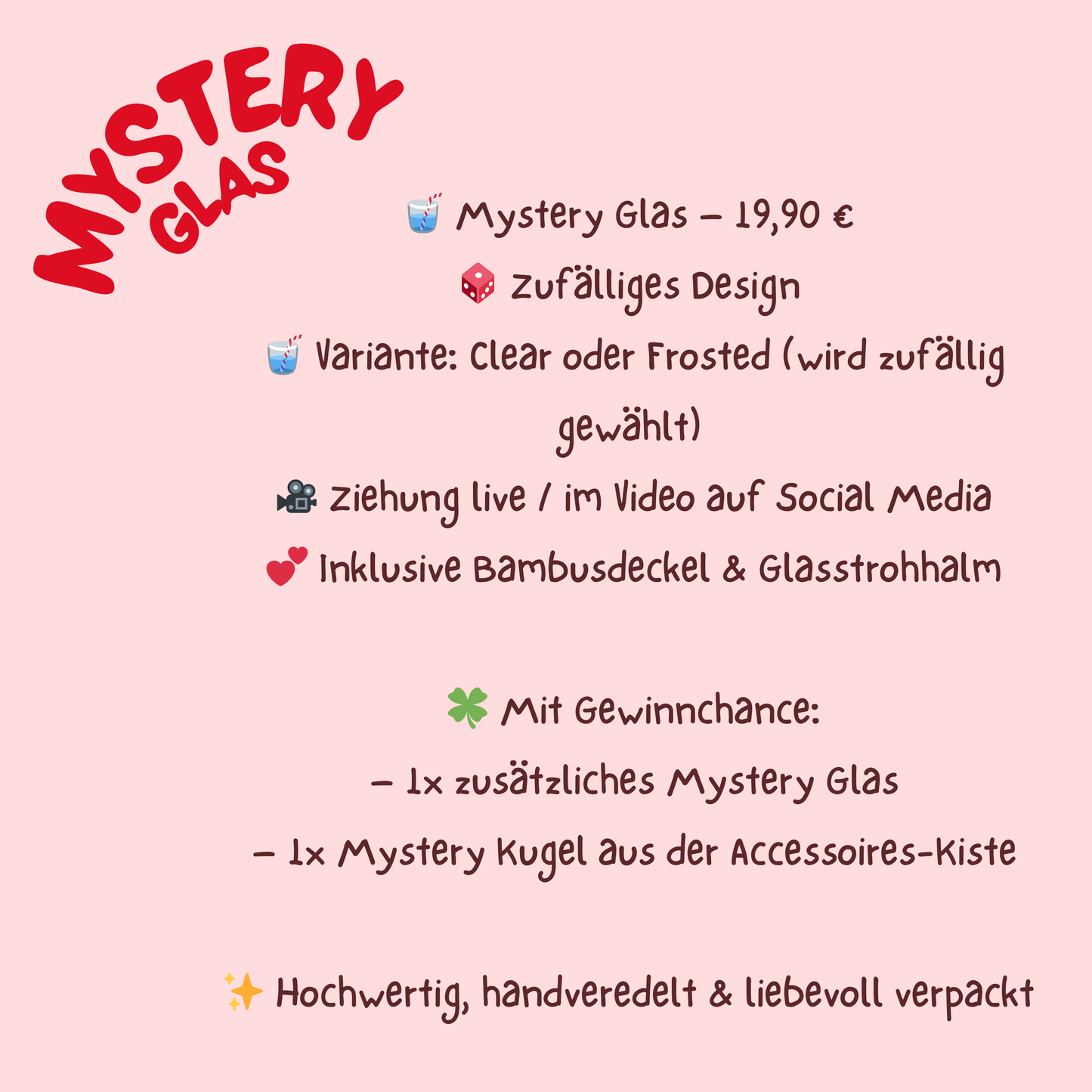 Mystery Kugeln - Glas