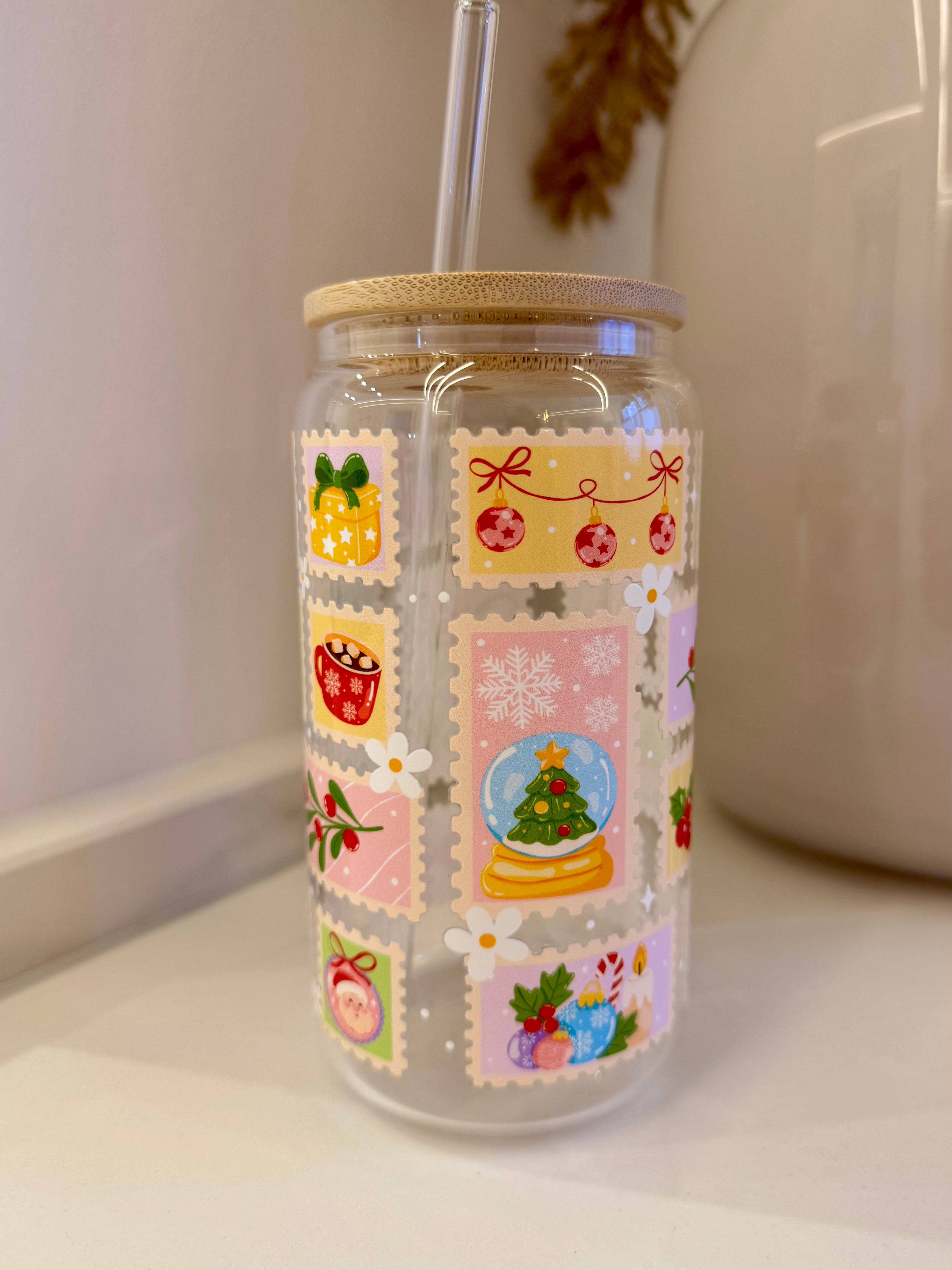 Trinkglas Weihnachtspost 470ml