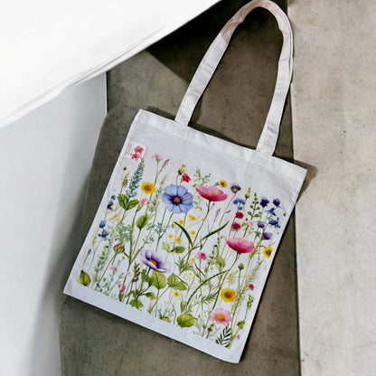 Jutebeutel Wildblumen