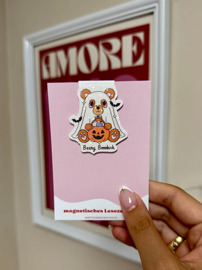 magnetisches Lesezeichen beary bookish