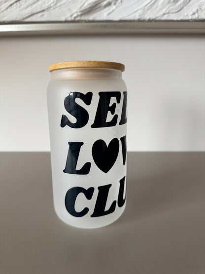 Trinkglas Self love Club 470ml