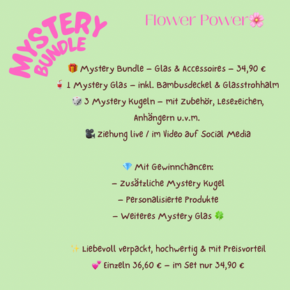 Flower Power Mystery Bundle - Glas & Accessoires