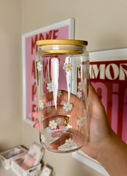 Trinkglas kleine Gänseblümchen 470ml