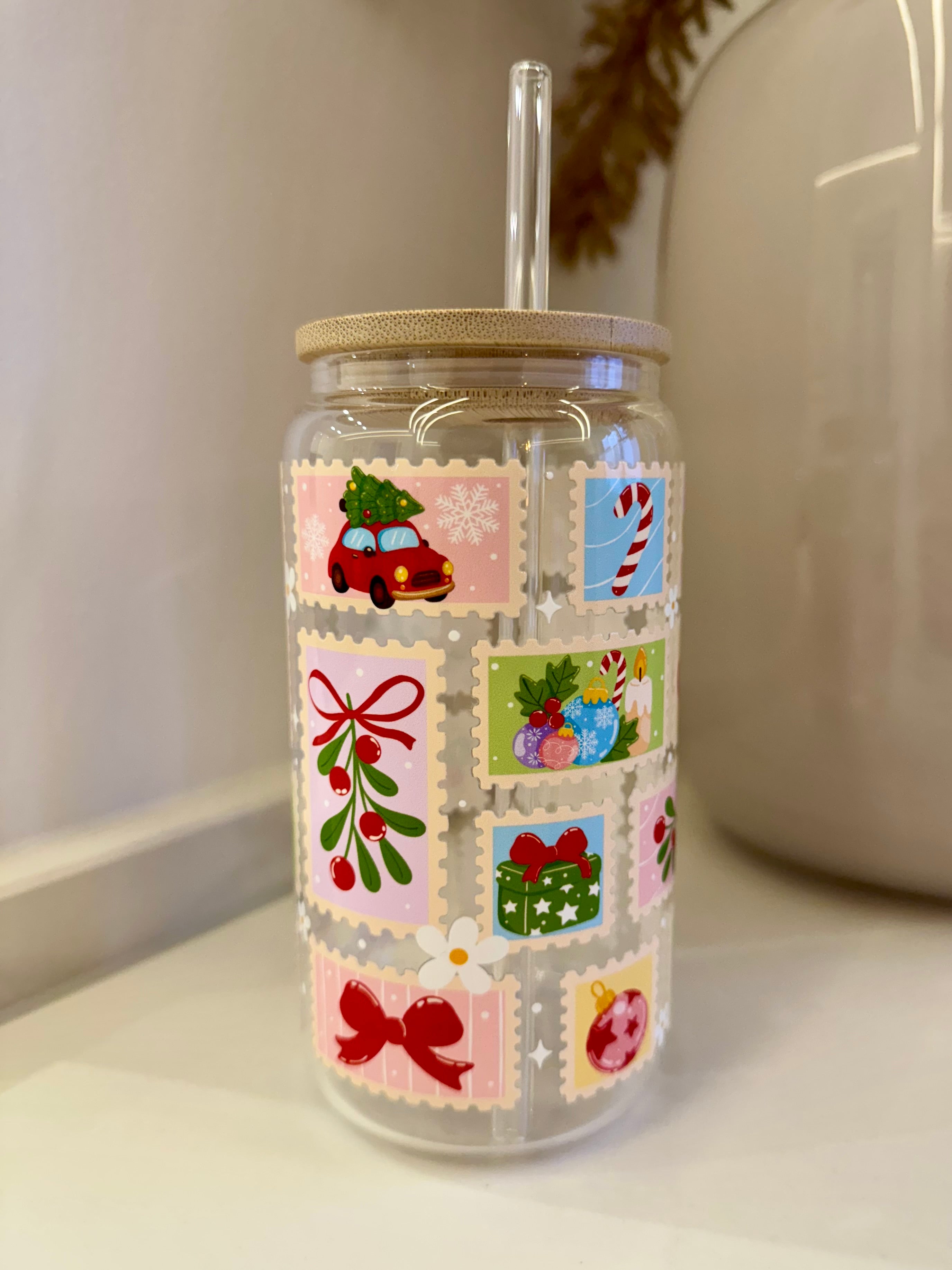 Trinkglas Weihnachtspost 470ml