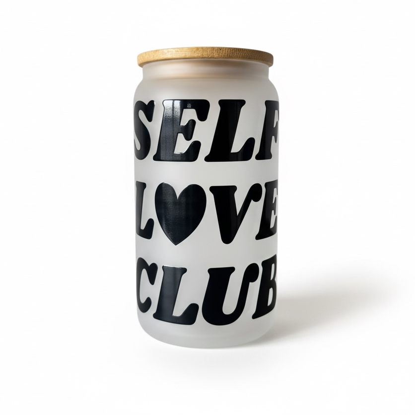 Trinkglas Self love Club 470ml