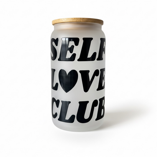Trinkglas Self love Club 470ml