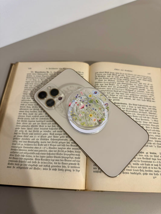 Magnetischer Handy/Ebook Grip Wildblumen