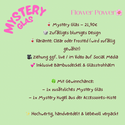 Flower Power Mystery Kugeln - Glas