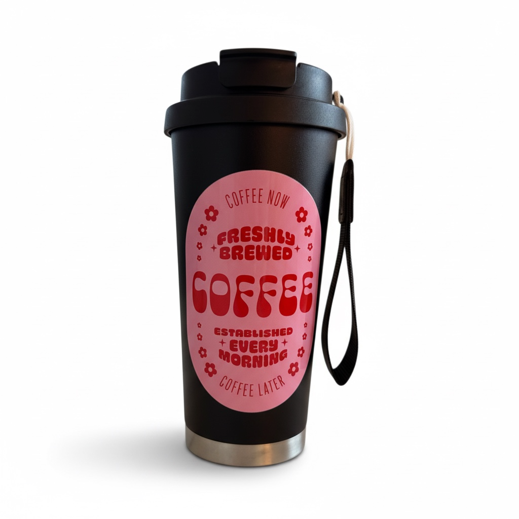 Thermobecher coffee schwarz