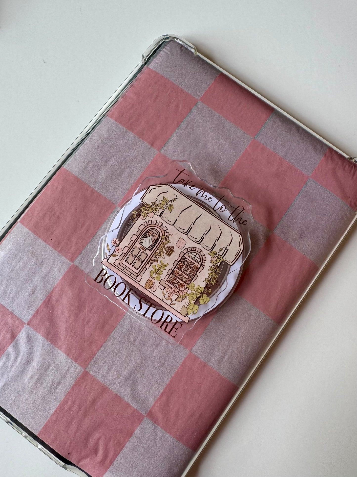 Magnetischer Handy/Ebook Grip bookstore