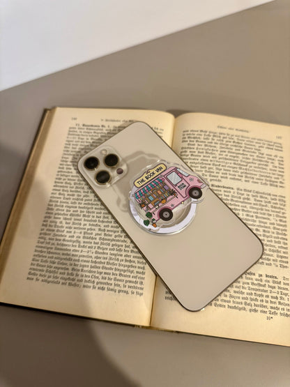 Magnetischer Handy/Ebook Grip book van