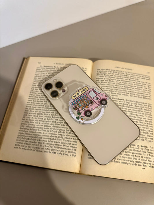 Magnetischer Handy/Ebook Grip book van
