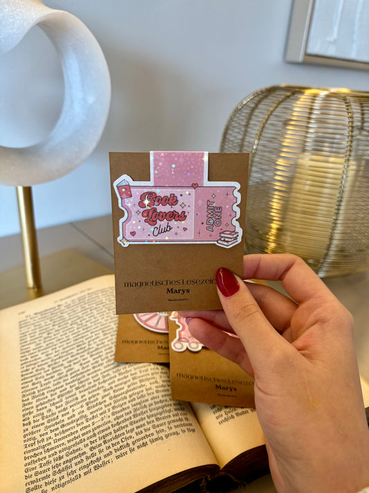 magnetisches Lesezeichen I book lover