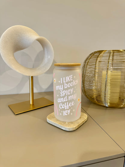 Trinkglas books spicy, coffee icy 470ml