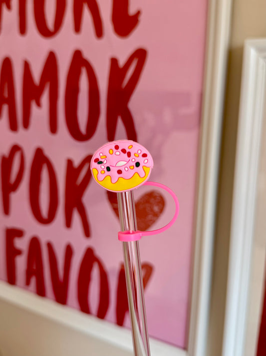 Strohhalmtopper Donut