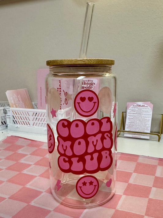 Trinkglas cool moms club B-Ware