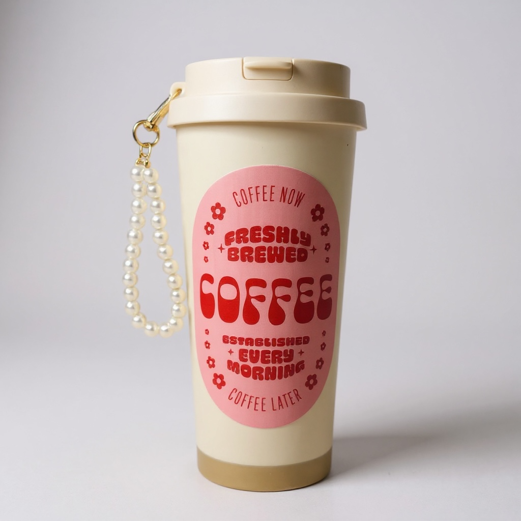 Thermobecher freshley brewed coffee