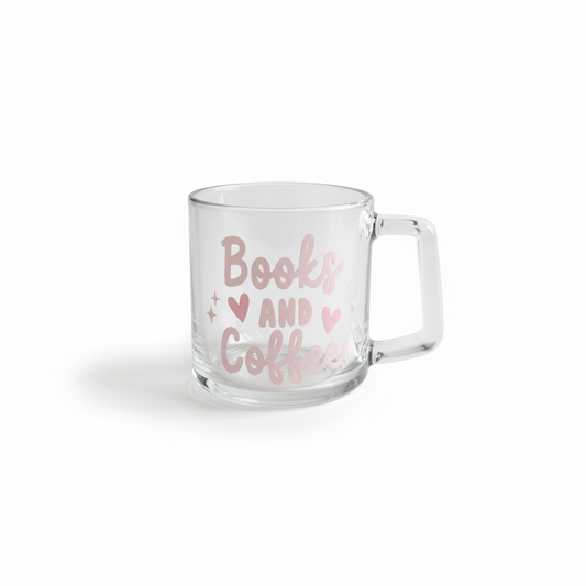 Glastasse books and coffee