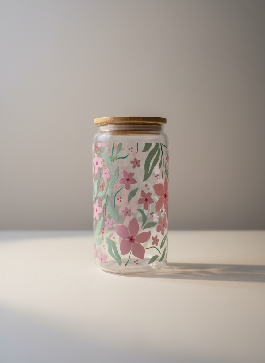 Trinkglas Floralia rosa 470ml