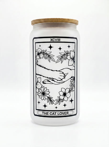 Trinkglas Cat lover Tarot 470ml