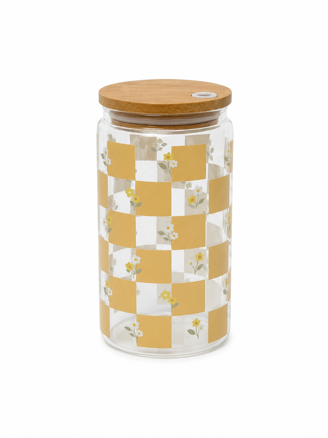 Trinkglas Karo gelb Daisy 470ml