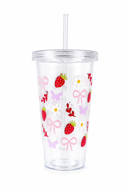 Cold Cup Erdbeeren und Schleifen 750ml