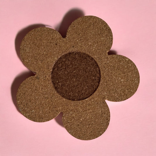 Korkuntersetzer Getränkeuntersetzer Blume