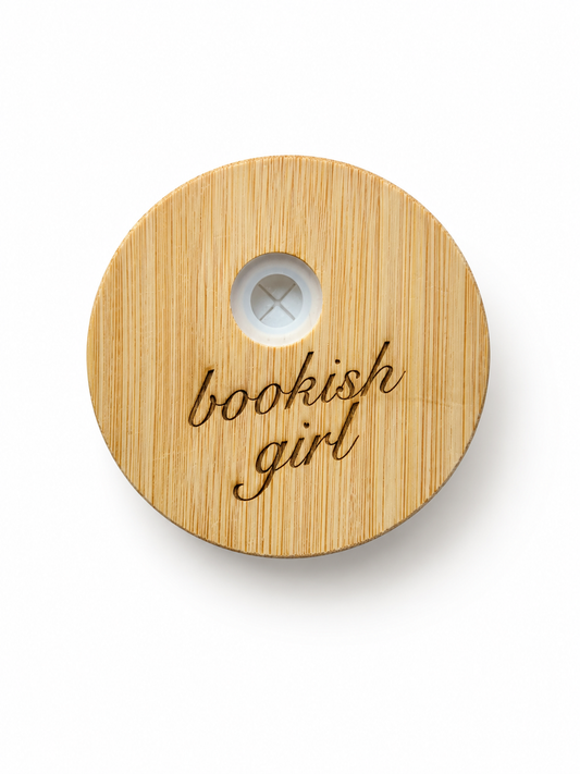 Bambusdeckel bookish girl