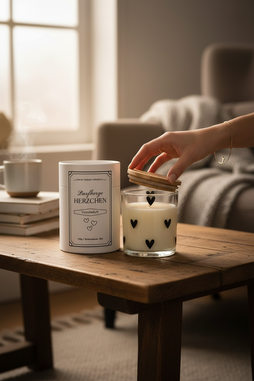 Duftkerze Herzchen