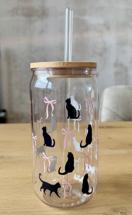 Plastikglas Katze