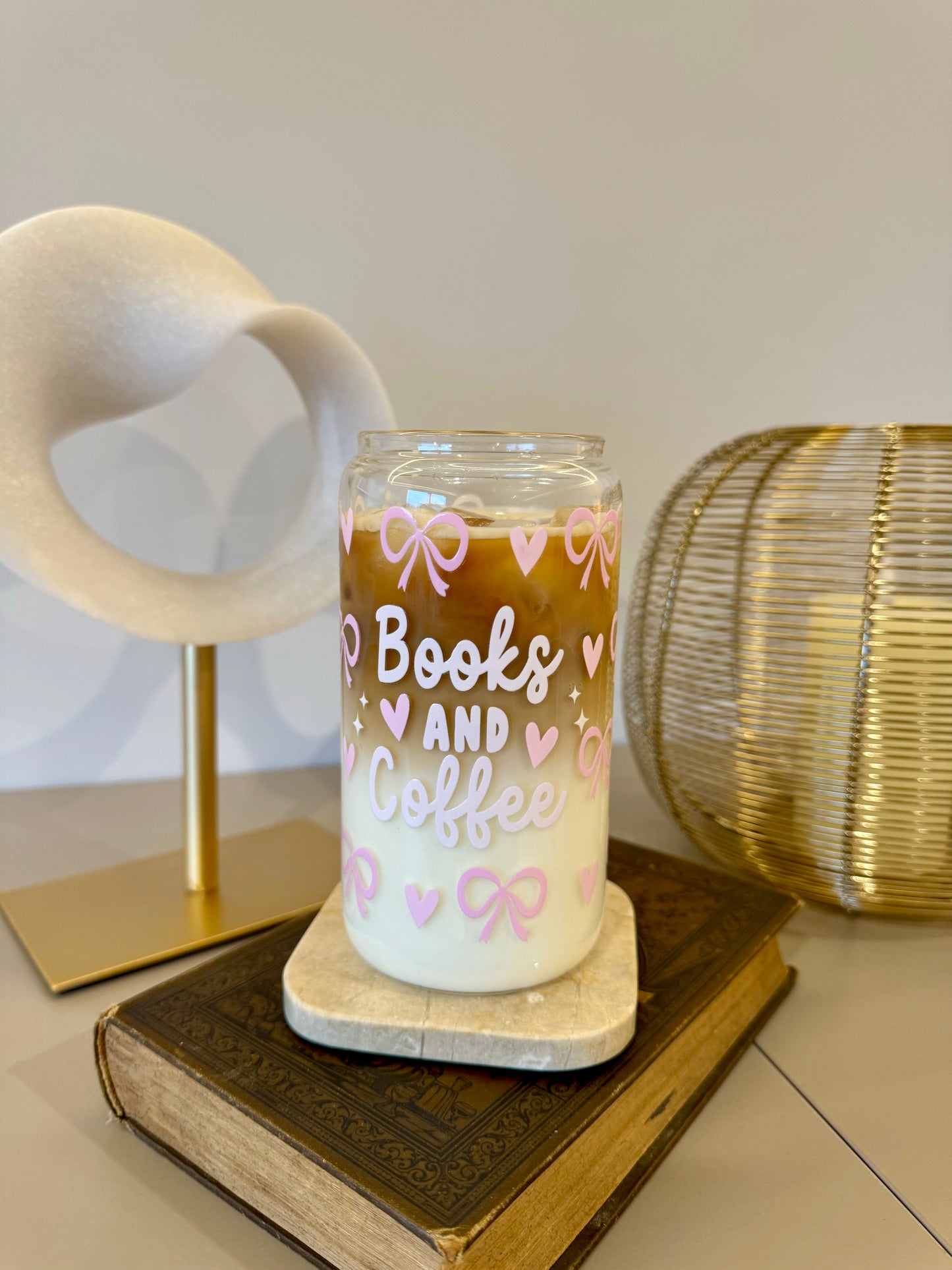 Trinkglas books and coffee 470ml