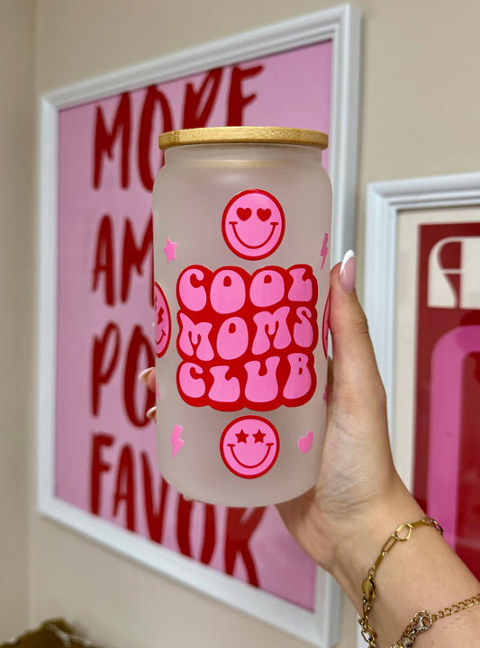 Trinkglas cool moms club