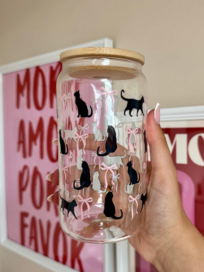 Trinkglas Katzen 470ml