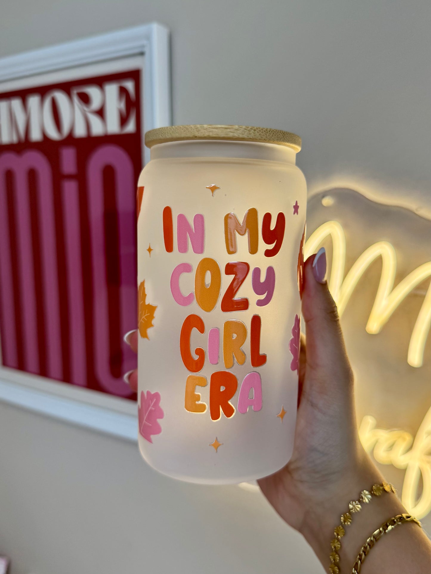 Trinkglas cozy girl era 470ml